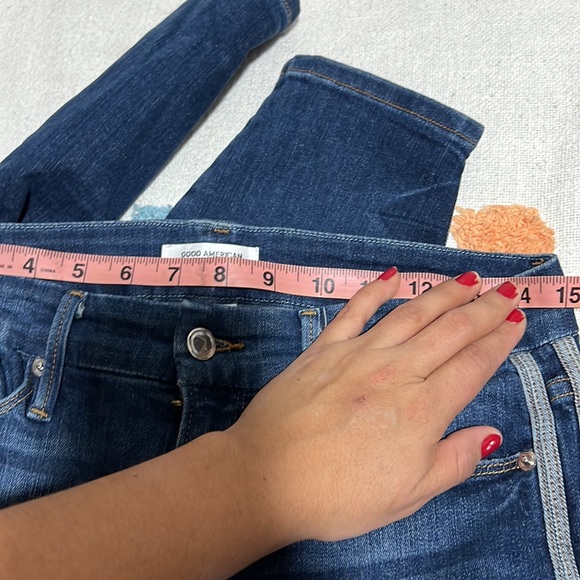 Good American Women's Good Legs GLCA899T Skinny Cropped Ankle Denim Jeans 8/29 - Picture 7 of 10